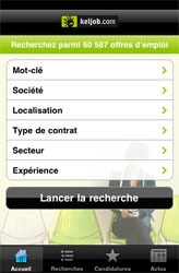 Keljob débarque sur l'iPhone Keljob débarque sur l'iPhone